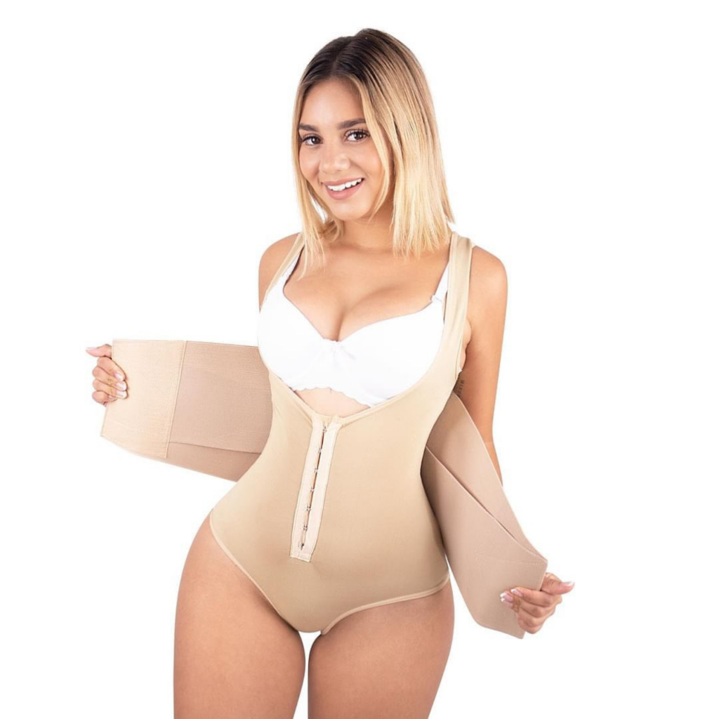 Body Faja Reloj de Arena con chaleco