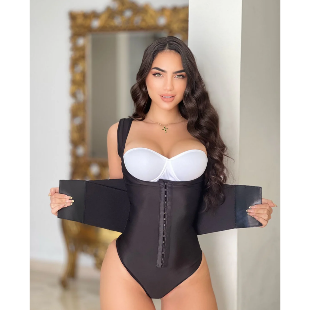 Body Faja Reloj de Arena con chaleco