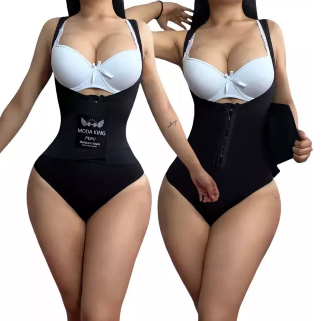 Body Faja Reloj de Arena con chaleco