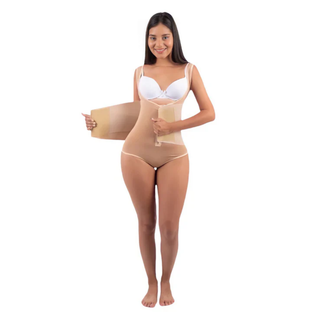 Body Faja Reloj de Arena con chaleco
